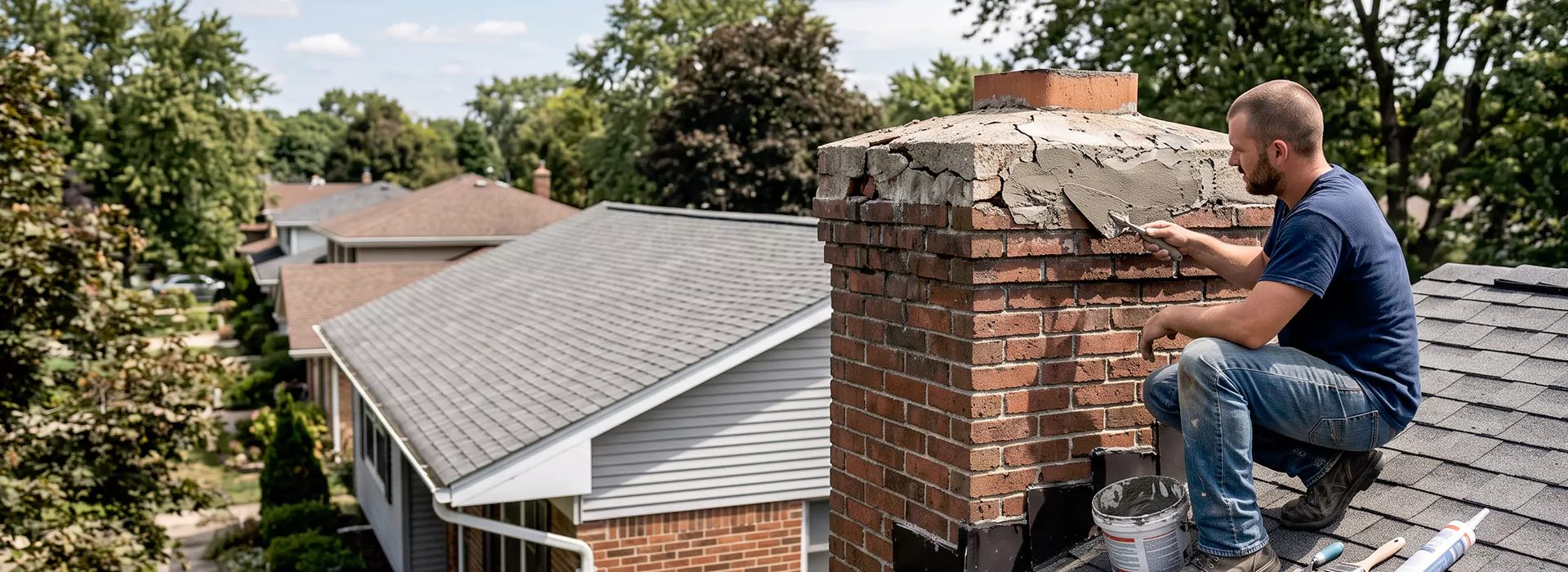 Chimney Crown Repair Woodbridge, NJ