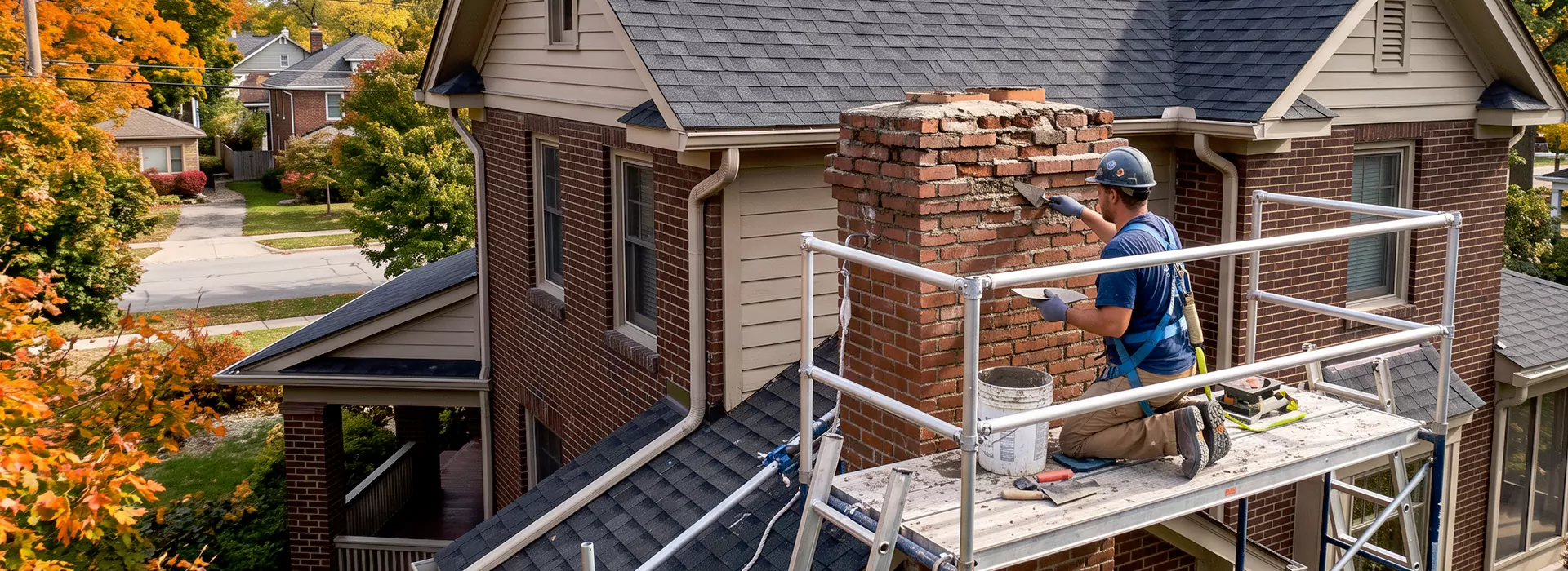 Chimney Masonry Repair in Woodbridge, NJ