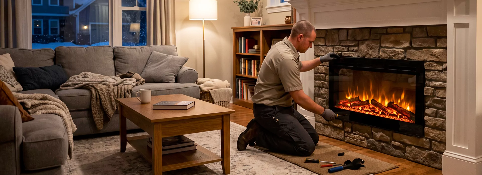 Electric Fireplace Installation Woodbridge in Woodbridge