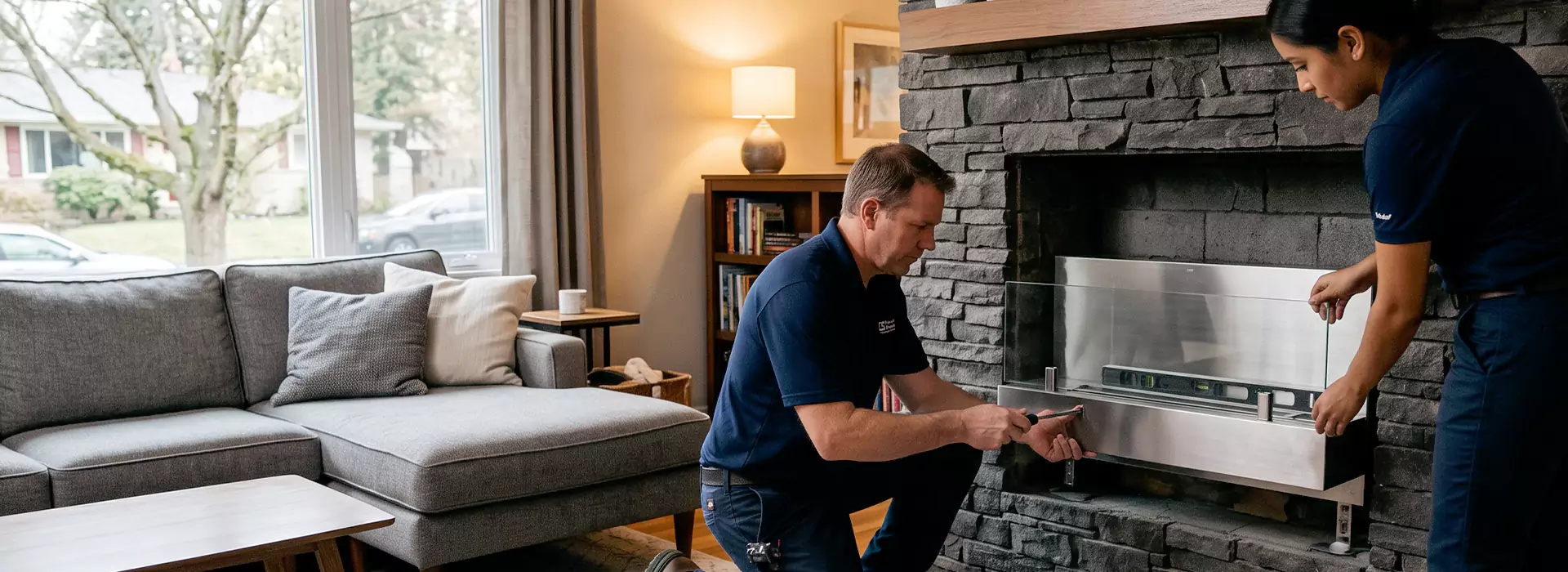 Ethanol Fireplace Installation in Woodbridge, NJ
