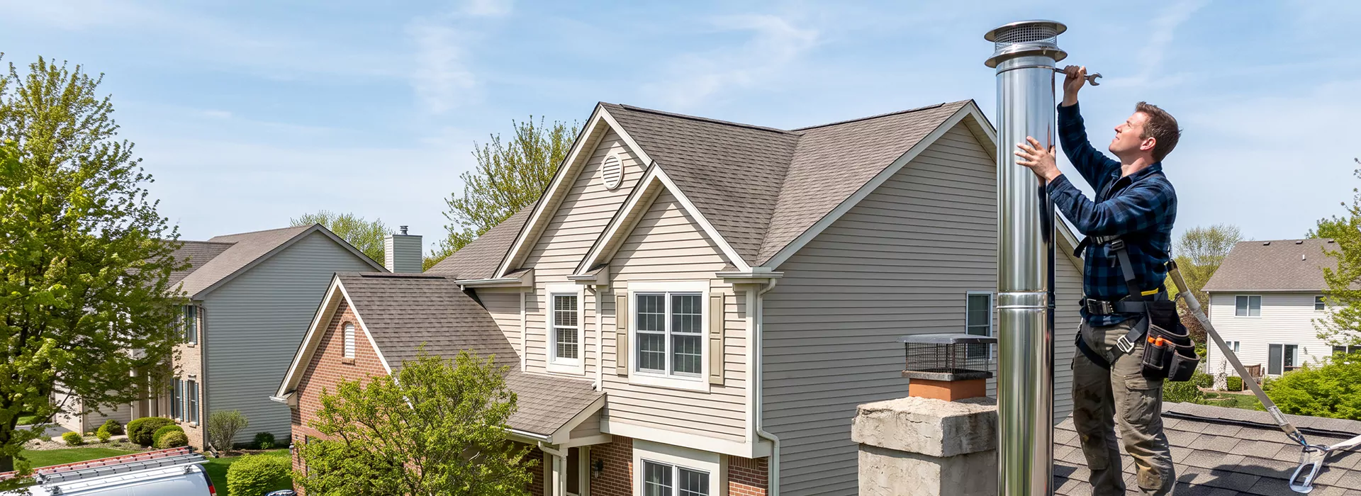 Metal Chimney Installation in Woodbridge