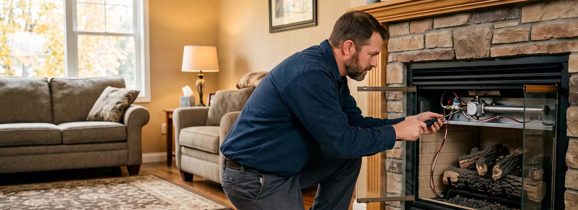 Propane Fireplace Repair in Woodbridge, NJ