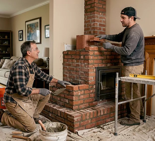 Certified Brick Fireplace Installation Company: Your Local Masonry Fireplace Contractors in Woodbridge, NJ