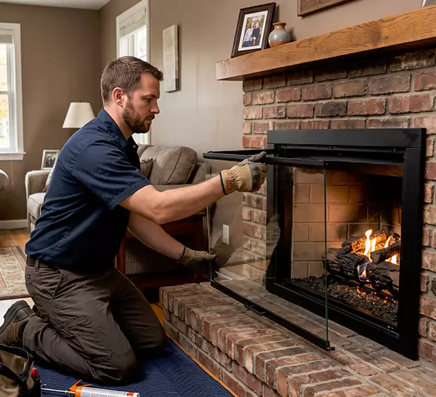 Certified Fireplace Glass Installation Company: Your Local Fireplace Glass Door Installer in Woodbridge, NJ