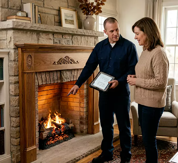 Why Woodbridge Homeowners Choose Our Electric Fireplace Logs Team?