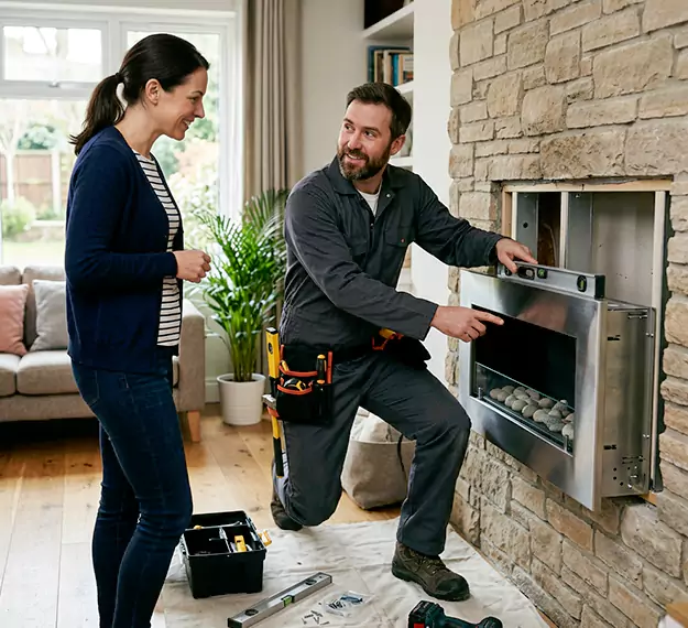 Why Woodbridge Homeowners Choose Our Ethanol Fireplace Installation Team?