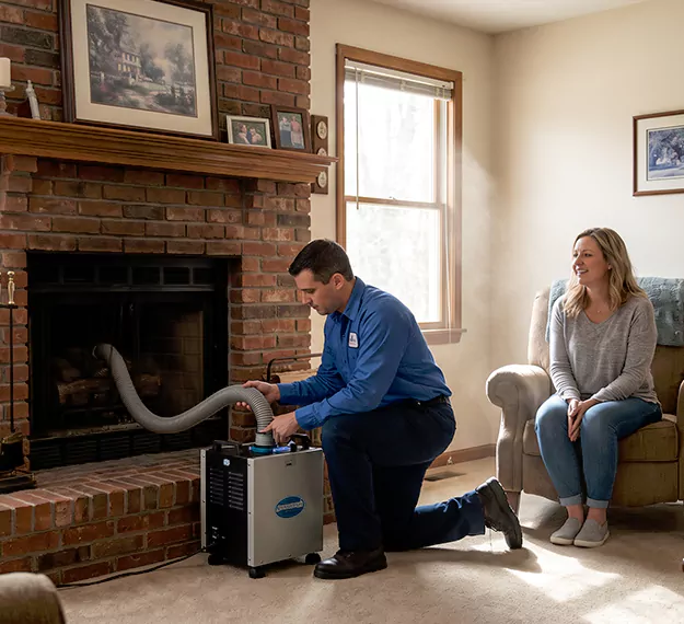 Why Woodbridge Homeowners Choose Our Fireplace Odor Removal Team?