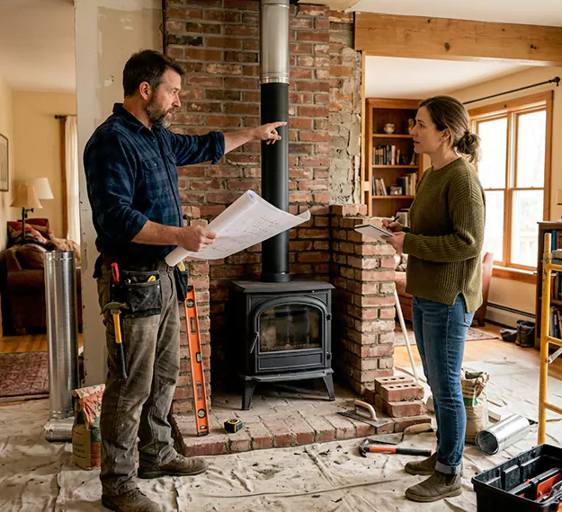 Why Woodbridge Homeowners Choose Our Wood Fireplace Installation Team?