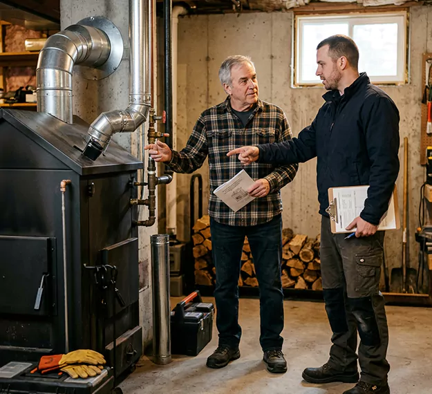 Why Woodbridge Homeowners Choose Our Wood Furnace Installation Team?