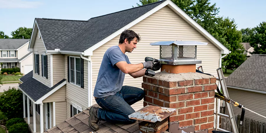 Metal Chimney Cover Replacement Woodbridge