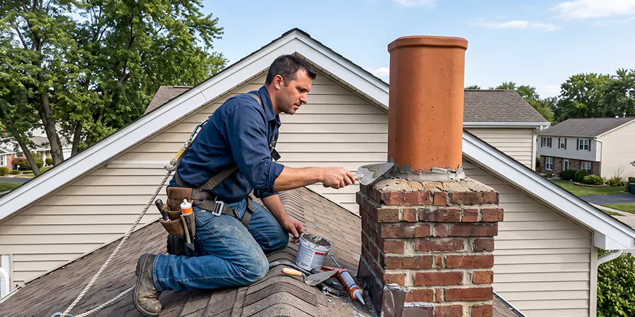 Chimney Pot Leak Repair Woodbridge