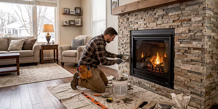 Fireplace Refacing Contractors Woodbridge