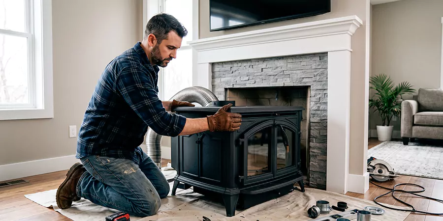Cast Iron Fireplace Insert Installation Woodbridge