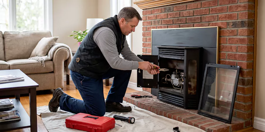 Natural Gas Fireplace Repair Woodbridge