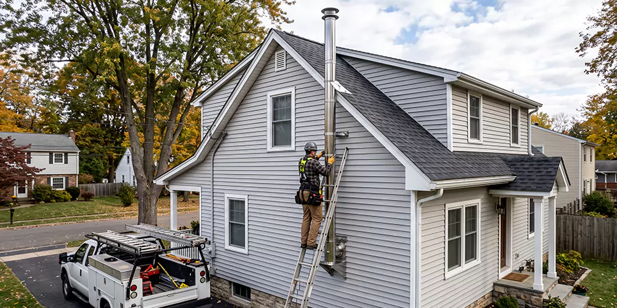 Wood Fireplace Chimney Liner Installation Woodbridge